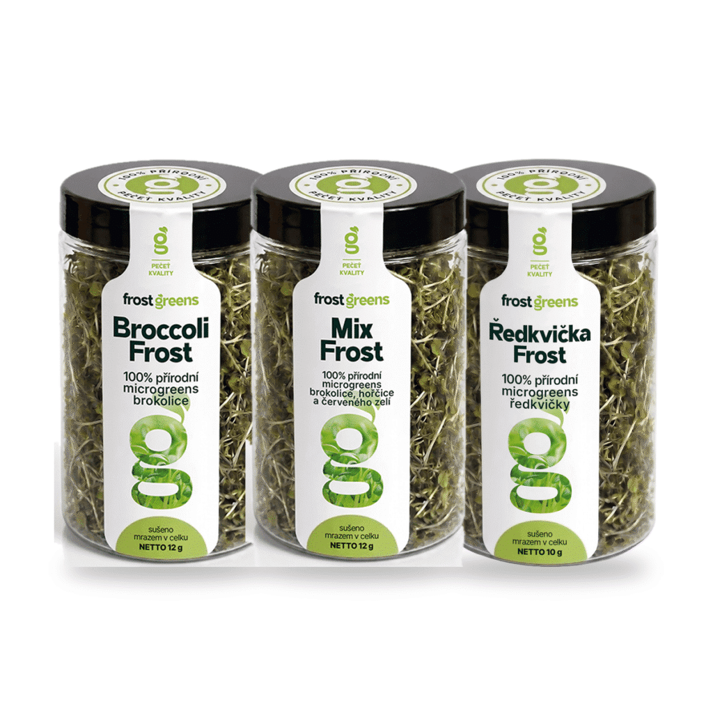 Broccoli Frost, Mix Frost a Ředkvička Frost v celku – balíček tří sklenic